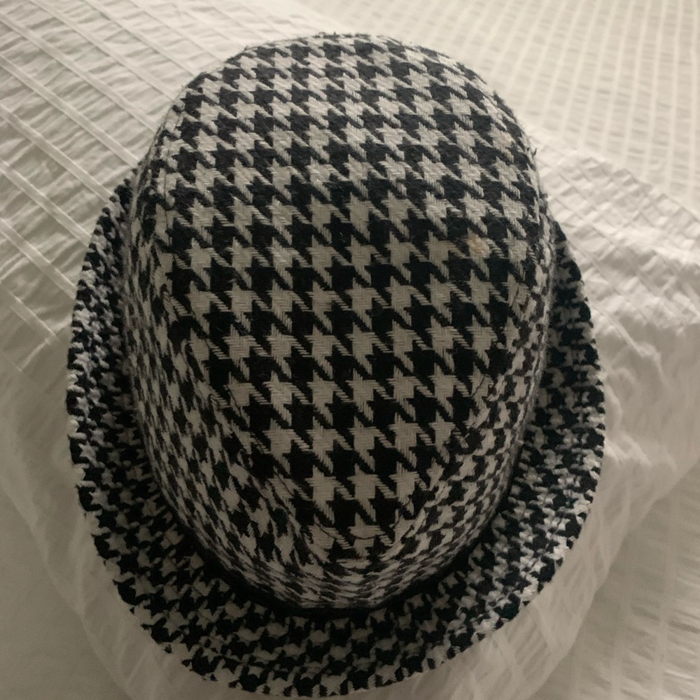 Charlie Paige houndstooth fedora hat